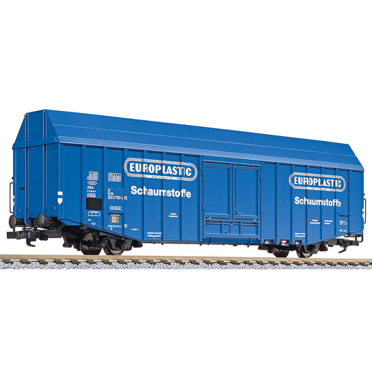 Liliput 235806 Big volume wagon, Hbks, DB, "EUROPLASTIC", Ep.IV (short) HO Gauge