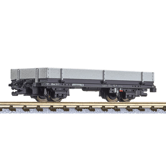 Liliput 245183 Flat car with aluminium boards for draisines HO Gauge