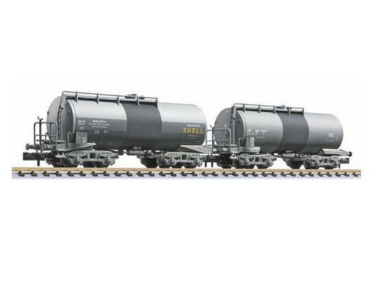 Liliput L260115 2-Unit Set, 4-Axle Tank Wagon, "B.T.A.", SBB-CFF Era III N Gauge