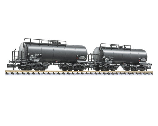 Liliput L260116 2-unit set, 4-axle tank wagon, NS, era III N Gauge