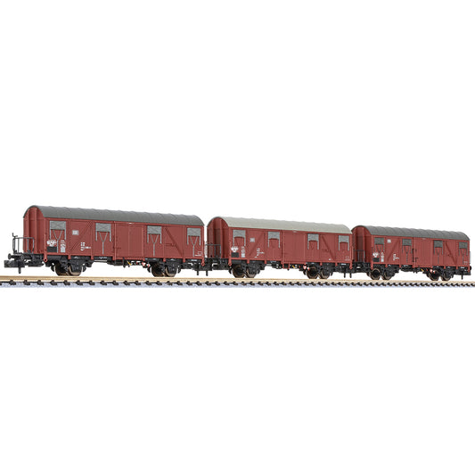 Liliput 260132 3-unit set, Gos 245, DB, period IV, 1986, platform N Gauge