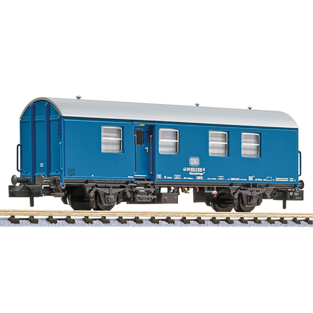Liliput L265058 Rebuilt Railway Service Car"WohnSchlafwagen 433" Blue IV N Gauge