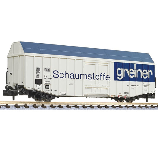 Liliput L265808 Big Volume Wagon, Hbks, DB, "Schaumstoff Greiner" Era IV N Gauge