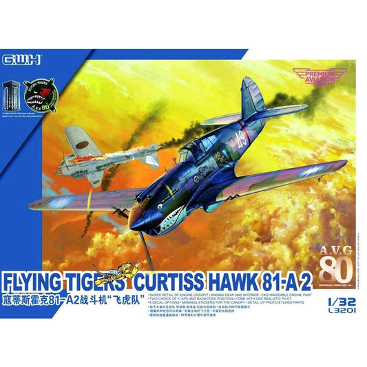 Great Wall Hobby L3201 Flying Tiger Curtiss Hawk 81-A2 1:32 Model Kit