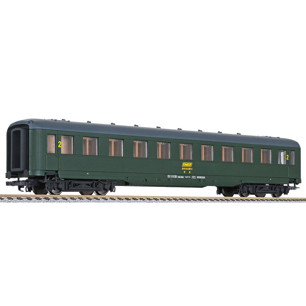 Liliput 334593 Skirted Coach 2. Class, SNCF, Epoche IV, 1967, 1. Nummer HO Gauge