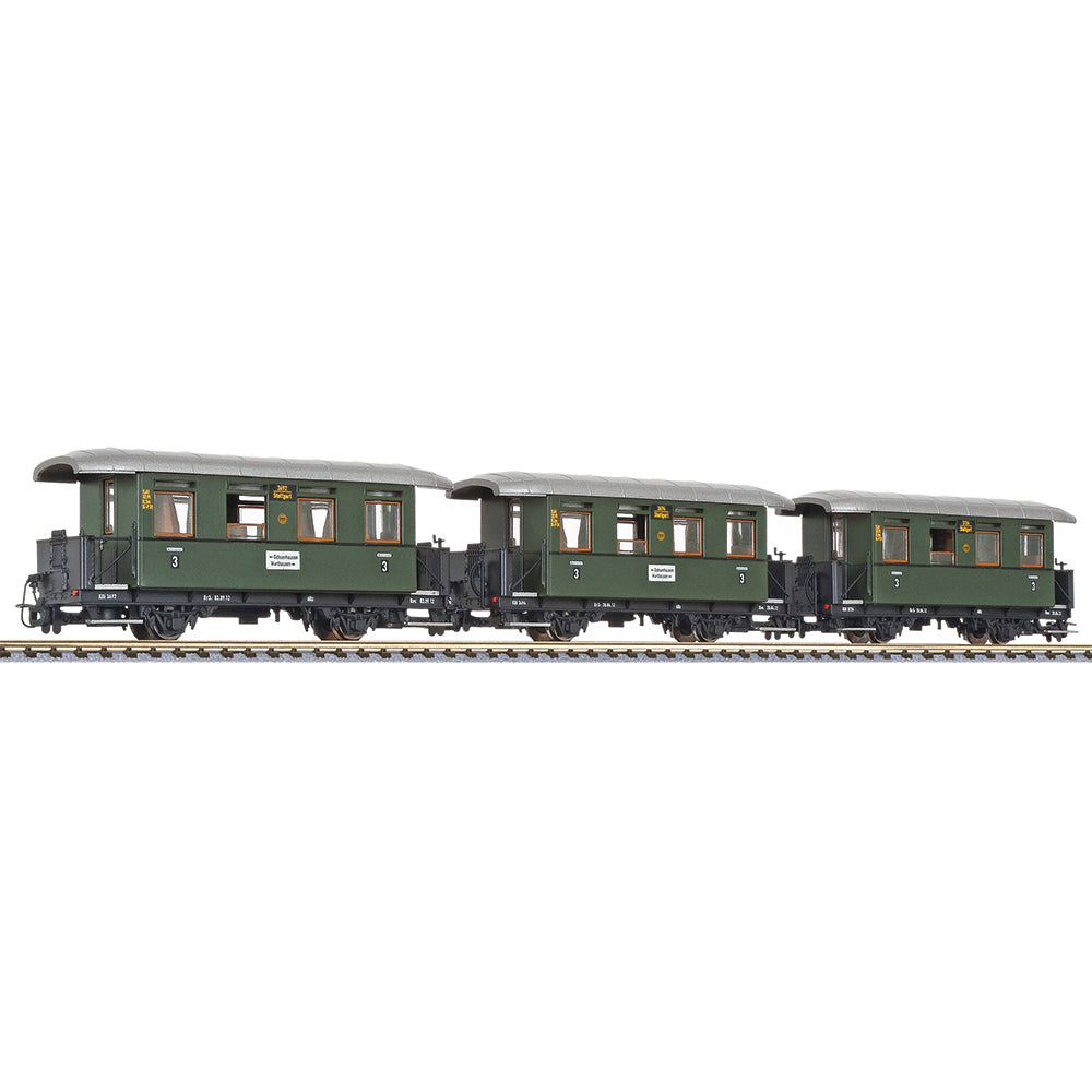 Liliput 340500 3-unit set coaches "Öchslebahn" HO Gauge