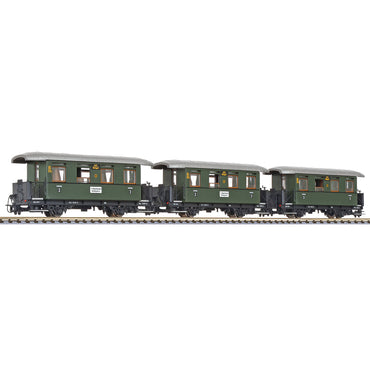 Liliput 340500 3-unit set coaches "Öchslebahn" HO Gauge
