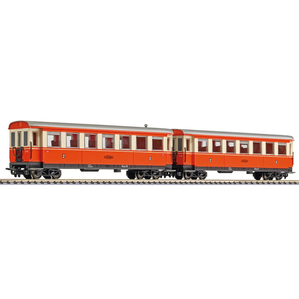 Liliput L340508 2-Unit 4-Axle Passenger Coach, Zillertalbahn, Era IV HO Gauge