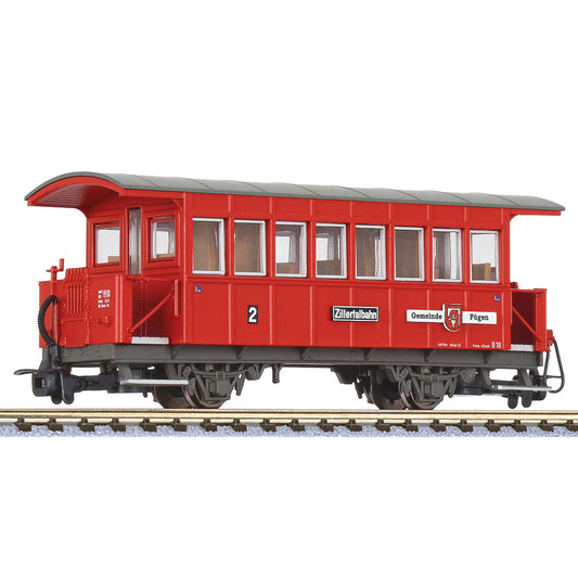 Liliput 344351 2-axle coach Bi, Fügen, Zillertalbahn (new platform) HO Gauge
