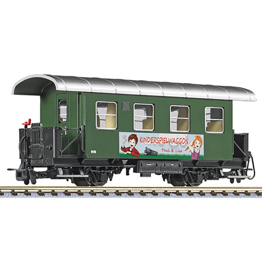 Liliput L344386 2-Axle Passenger Coach 916 KINDERSPIELWAGGON Waldviertelb. Ep.VI HOe