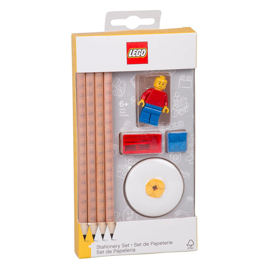 LEGO Pencils w/Minifigure Stationery Set