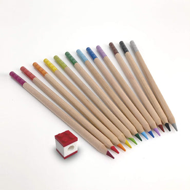 LEGO Colored Pencils with Topper Stationery Set