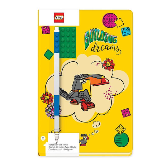 LEGO 52525 Journal - Building Dream Brick 4x6 Green w/Blue Gel Pen