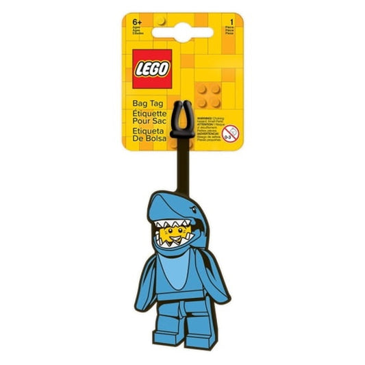 LEGO Bag Tag - Shark Suit Guy