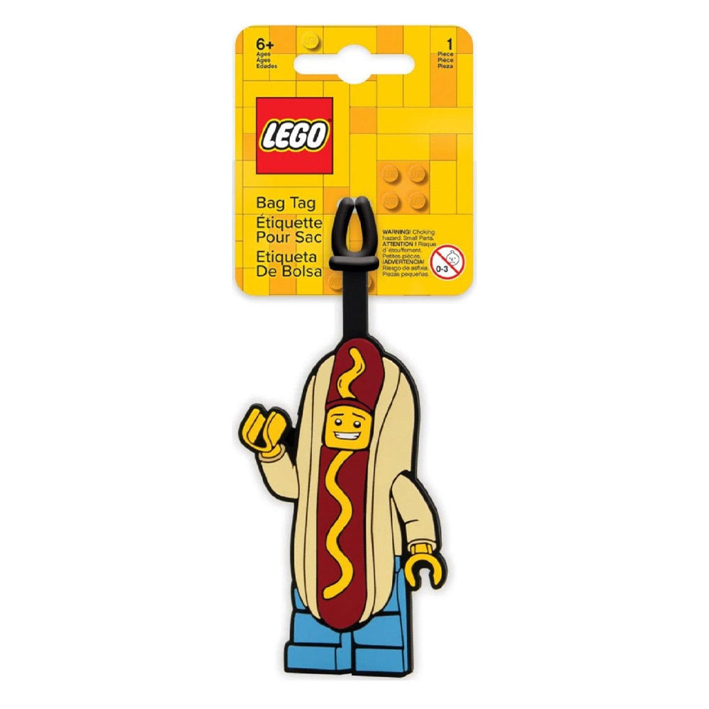 LEGO Bag Tag - Hot Dog Man