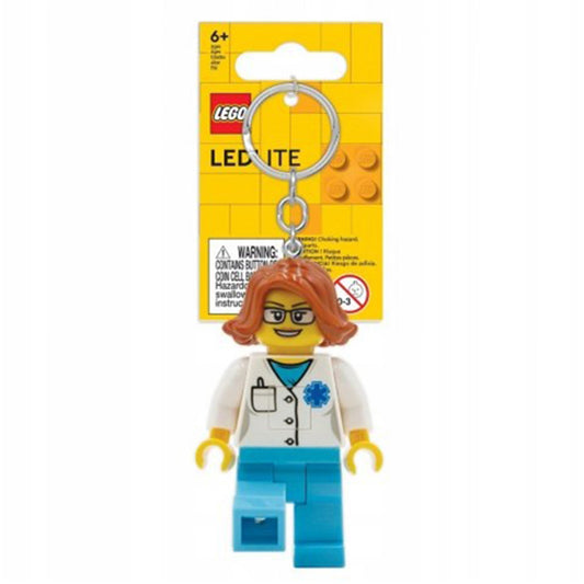 LEGO Keyring LED Light - Female Doctor Minifigure