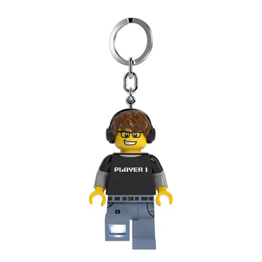 LEGO Keyring LED Light - Video Game Guy Minifigure