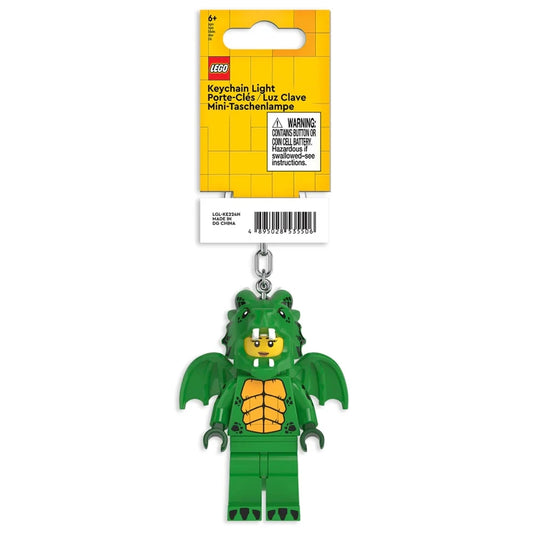 LEGO Keyring LED Light - Green Dragon Girl Minifigure