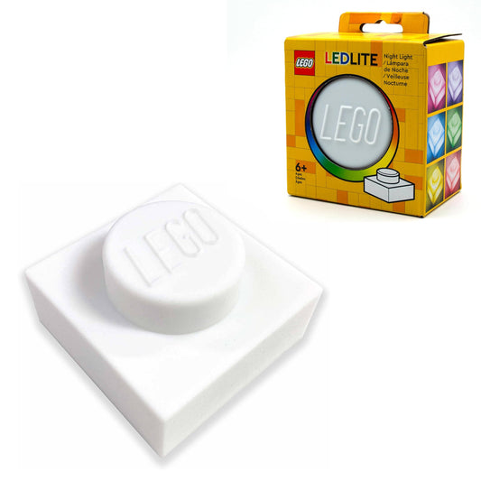 LEGO 1x1 Brick Plate NiteLight - White