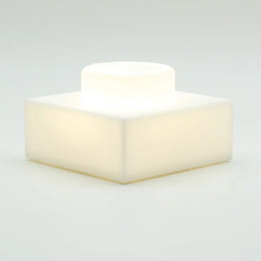 LEGO 1x1 Brick Plate NiteLight - White