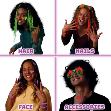 Let's Glow Studio LET00000 Customizable Reflective Fashion Accessories Age 8+