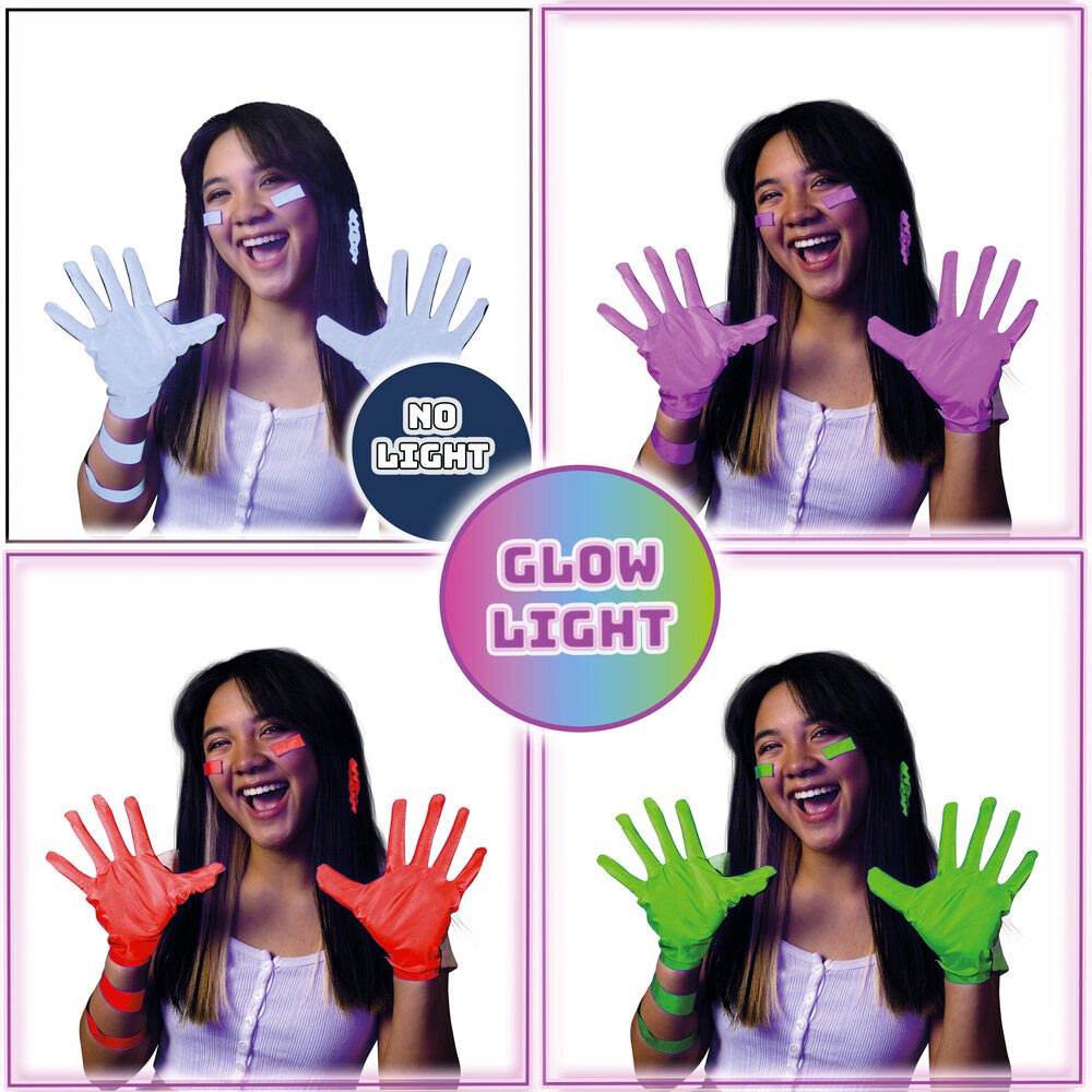 Let's Glow Studio LET01310 Gloves Accessory Pack Age 8+