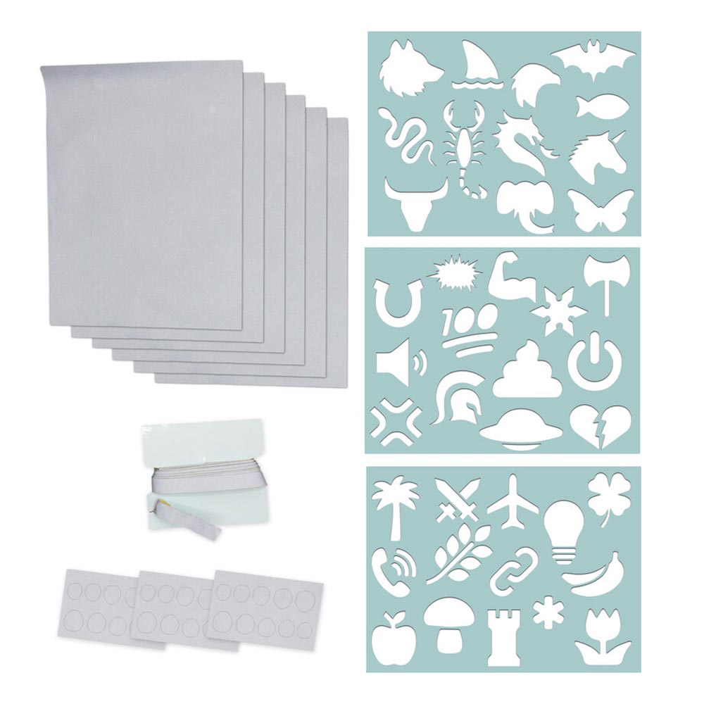 Let's Glow Studio LET01410 Sticker Accessory Pack Age 8+