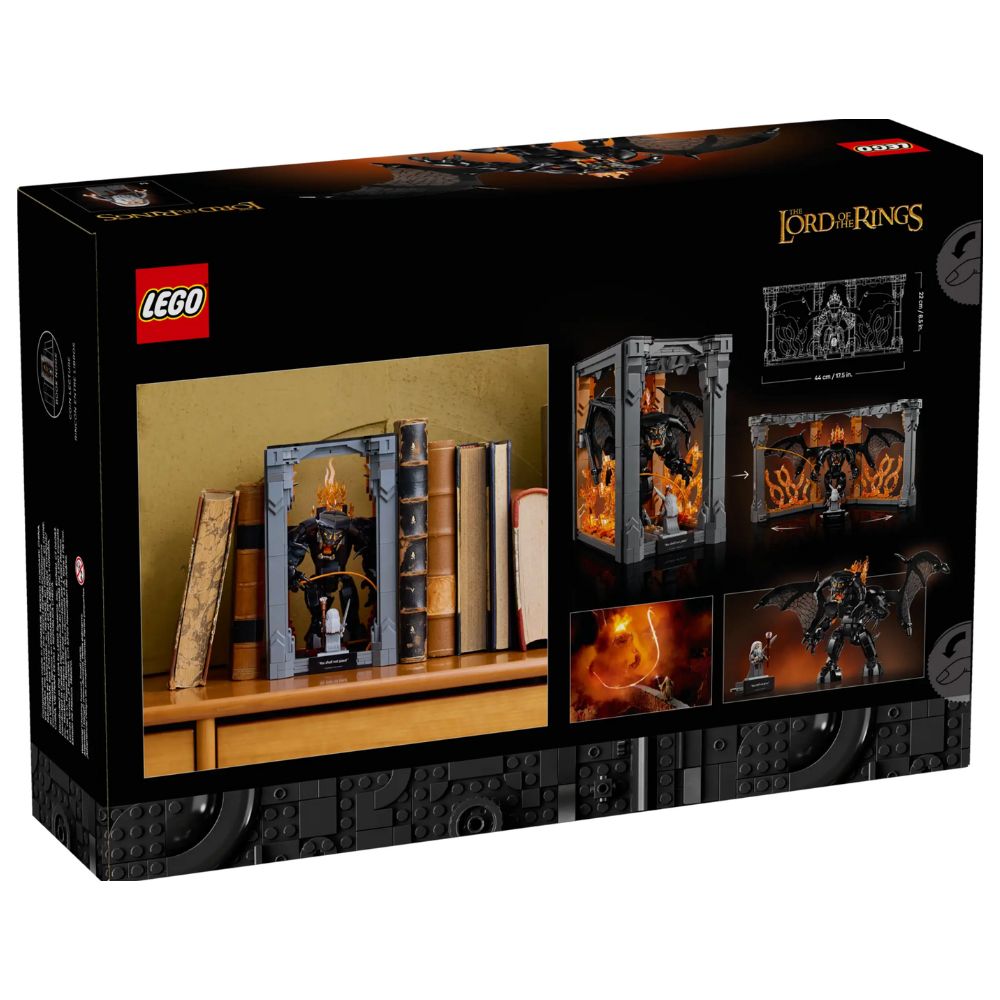 LEGO Icons The Lord of the Rings: Balrog™ Book Nook 10367 Age 18+ 1201pcs