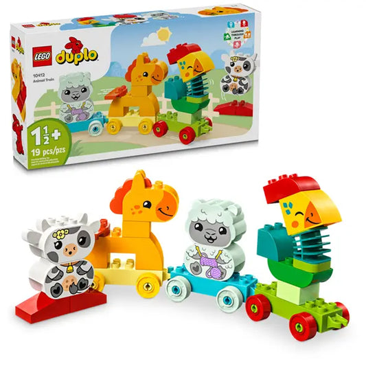 LEGO DUPLO 10412 Animal Train Age 18mth+ 19pcs