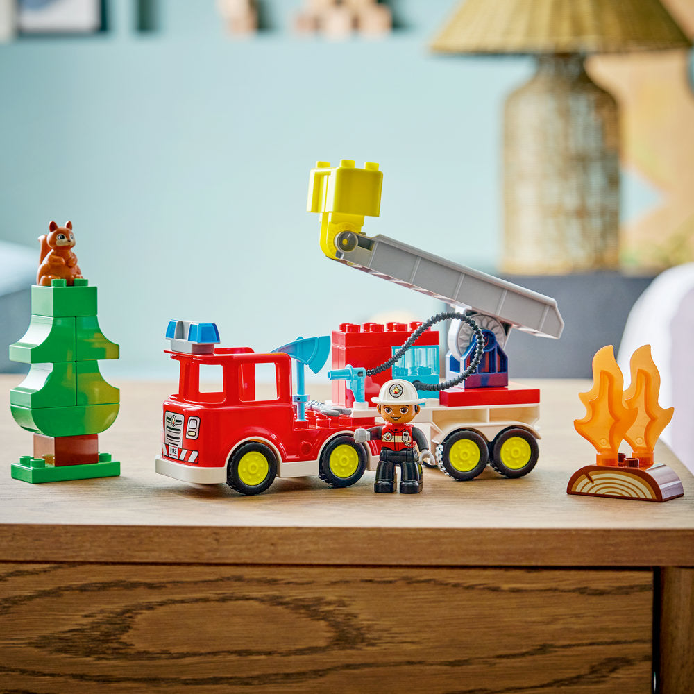 LEGO DUPLO Town 10473 Fire Engine with Hose and Firefighter Age 2+ 28pcs
