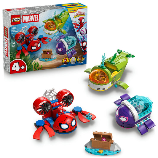 LEGO Marvel 11207 Spidey: Underwater Vehicles Age 4+ 154pcs