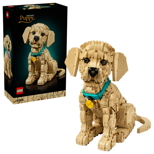 LEGO Icons 11384 Golden Retriever Puppy Age 18+ 2102pcs