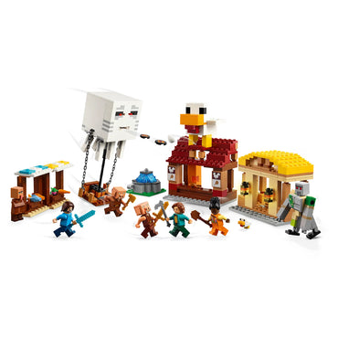 LEGO Minecraft 21273 The Ghast Balloon Village Attack Age 10+ 555pcs