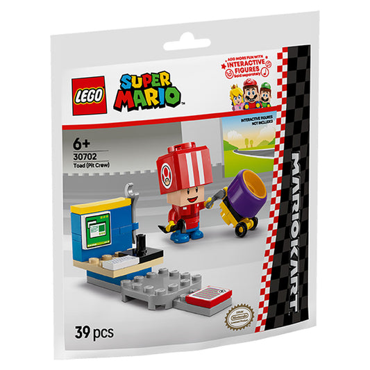 LEGO Super Mario 30702 Toad (Pit Crew) Age 6+ 39pcs Bag