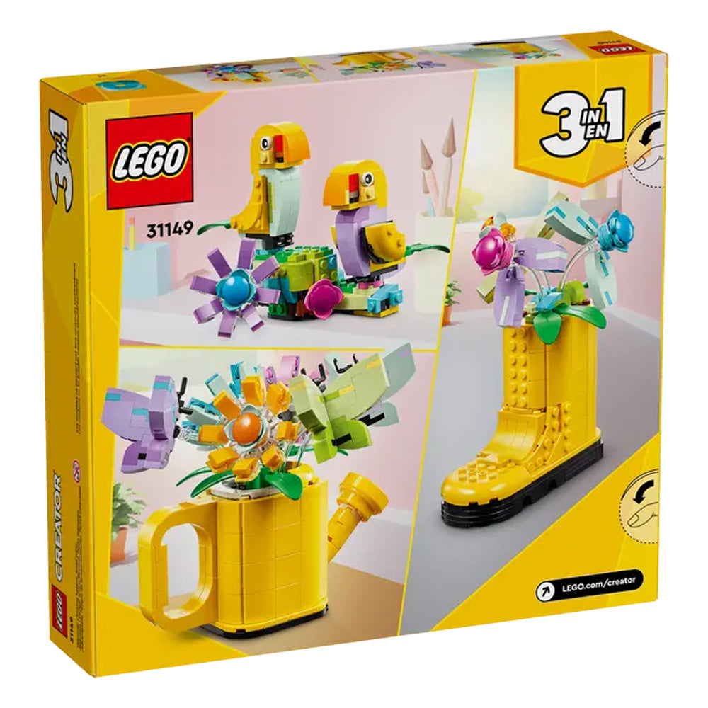 LEGO Creator 31149 Flowers in Watering Can 3-in-1 Set Age 8+ 420pcs