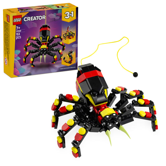LEGO Creator 31159 Wild Animals: Surprising Spider Age 7+ 153pcs