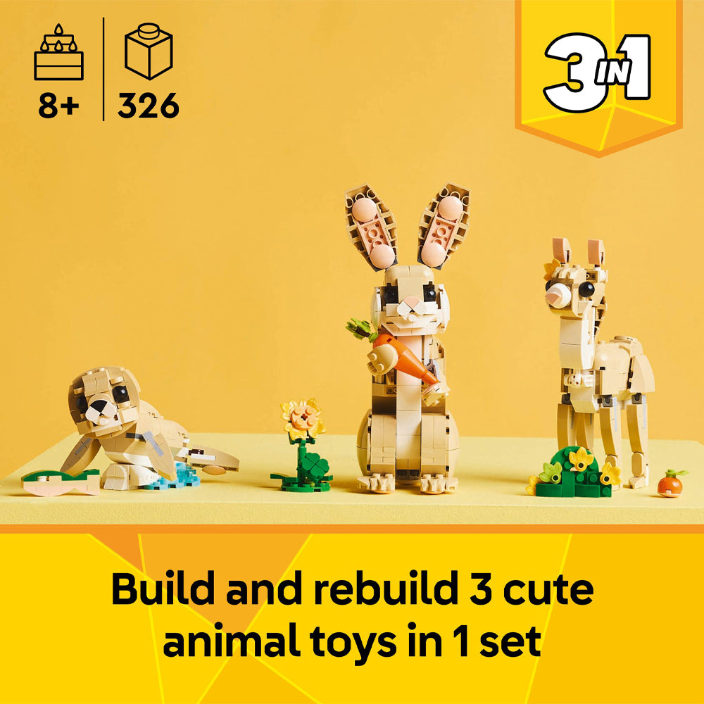 LEGO Creator 31162 Cute Bunny Age 8+ 326pcs
