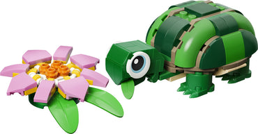 LEGO Creator 31377 Turtle with a Water Lily Flower Age 7+ 124pcs