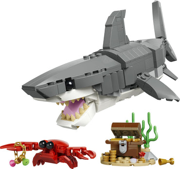 LEGO Creator 31381 Fierce Shark with a Treasure Chest Age 8+ 379pcs