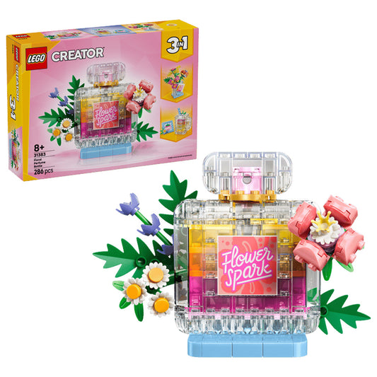 LEGO Creator 31383 Floral Decor Perfume Bottle Age 8+ 286pcs