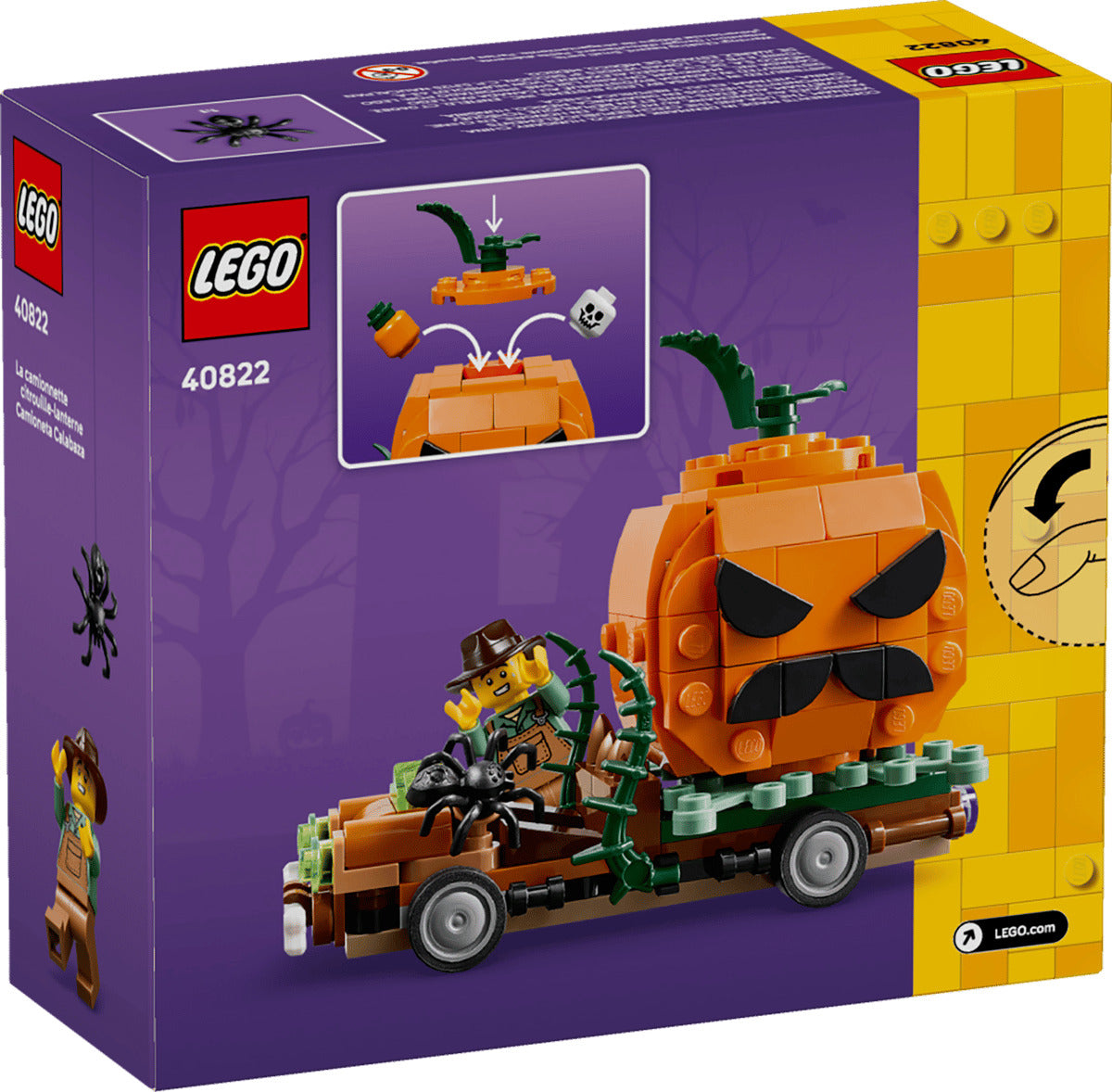LEGO Iconic 40822 Jack-O'-Lantern Pickup Truck Age 8+ 177pcs