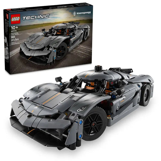 LEGO Technic 42173 Koenigsegg Jesko Absolut Grey Hypercar Age 10+ 801pcs
