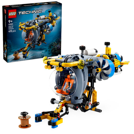 LEGO Technic 42201 Deep-Sea Research Submarine Age 9+ 413pcs