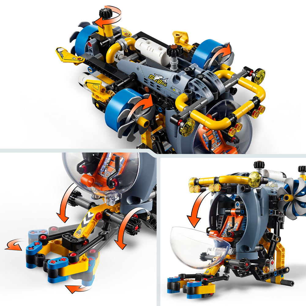 LEGO Technic 42201 Deep-Sea Research Submarine Age 9+ 413pcs