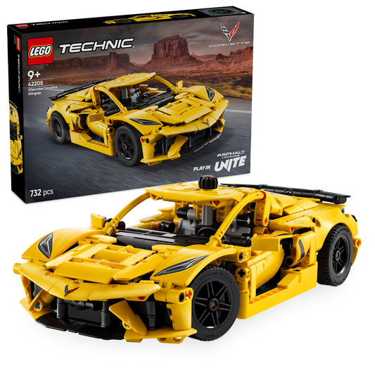 LEGO Technic 42205 Chevrolet Corvette Stingray Age 9+ 732pcs