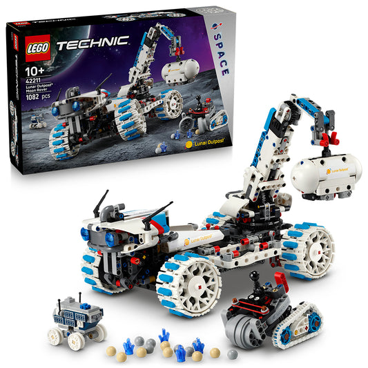 LEGO Technic 42211 Lunar Outpost Moon Rover Space Vehicle Age 10+ 1082pcs