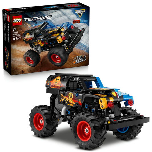LEGO Technic 42219 Monster Jam Grave Digger Fire and Ice Age 7+ 263pcs