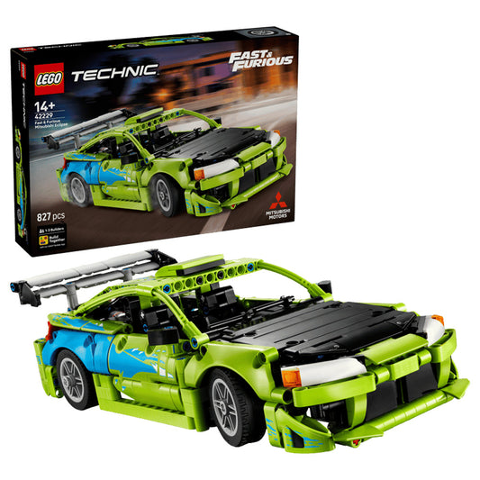 LEGO Technic 42229 Fast and Furious Mitsubishi Eclipse Car Age 14+ 827pcs