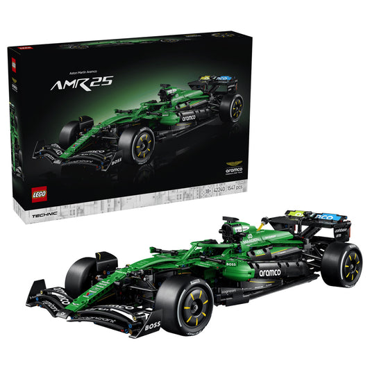 LEGO Technic 42240 Aston Martin Aramco AMR25 F1 Car Age 18+ 1547pcs