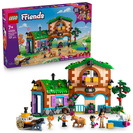 LEGO Friends 42654 Pony Ranch & Stable Age 7+ 727pcs